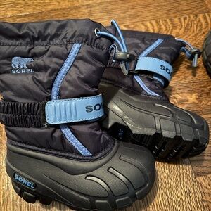 Sorel blue and Black Winter Boots